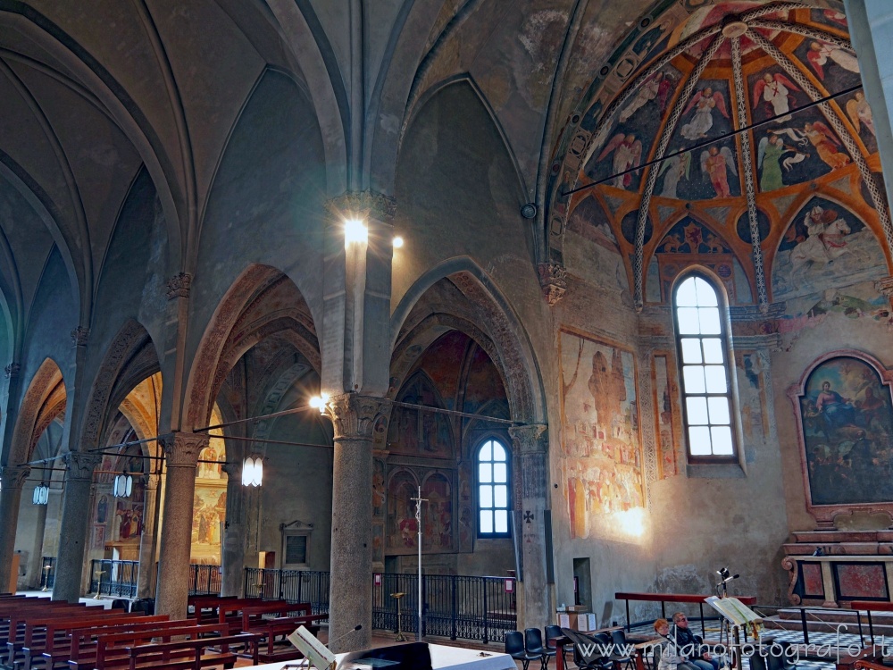 Milan (Italy) - Left lateral chapels in the Church of San Pietro in Gessate